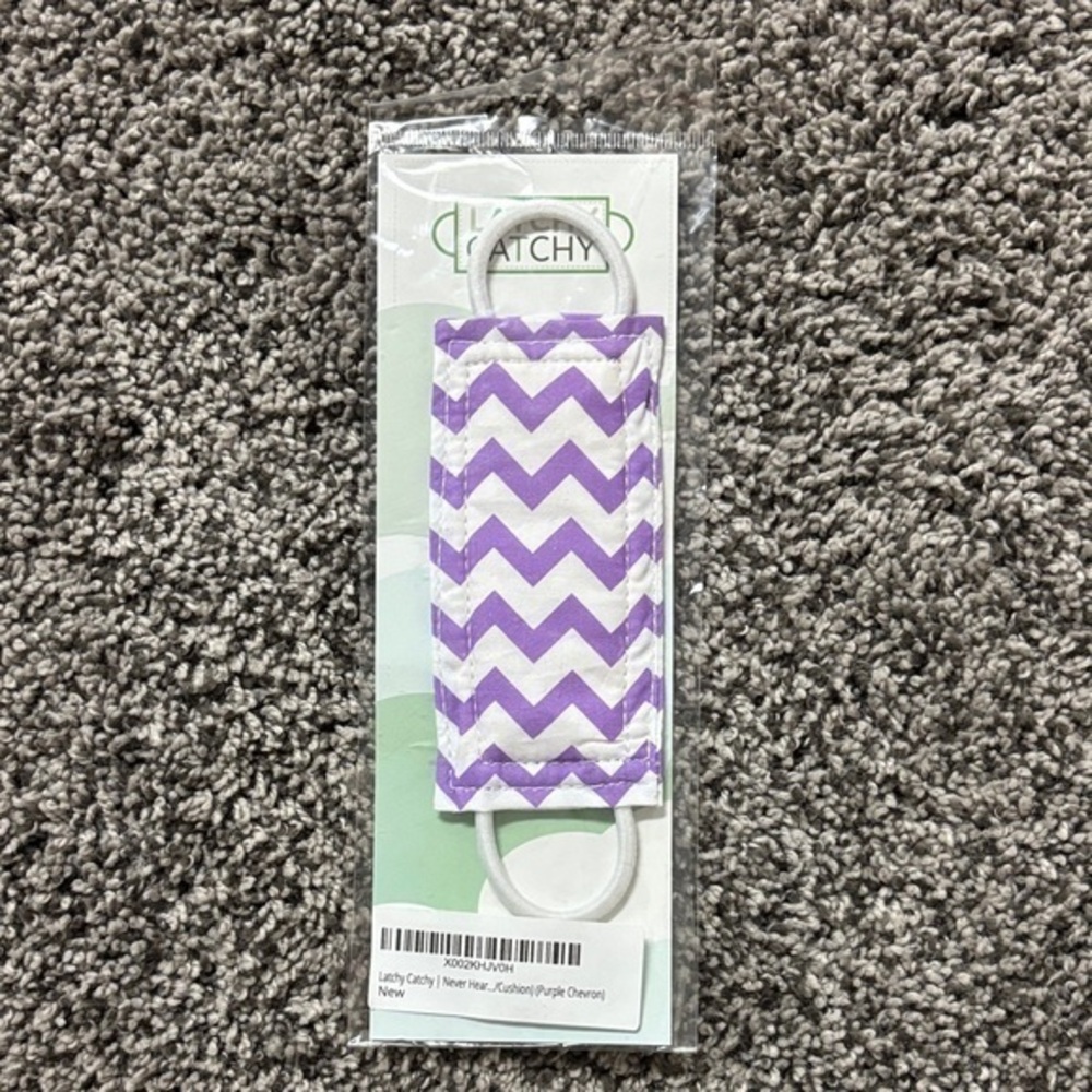 Purple Chevron Latchy Catchy